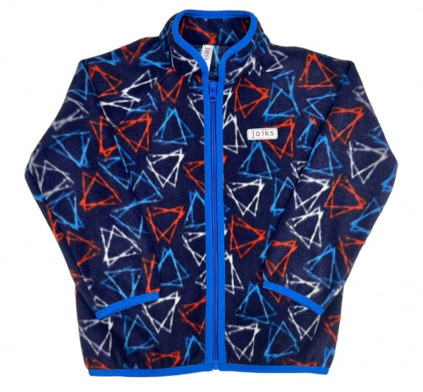 Джемпер детский для мальчика JOIKS треугольник р.104 темно-синий F865 