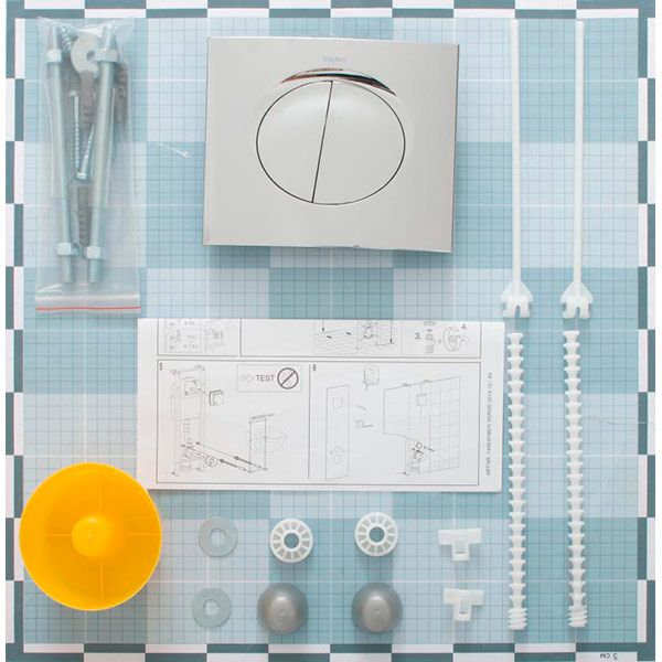 Система инсталляции Wisa Excellent XS WC с кнопкой Dossa DF