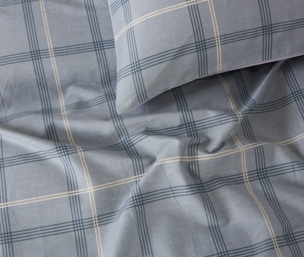 Комплект постільної білизни Lucas 2 сірий із малюнком La Nuit 