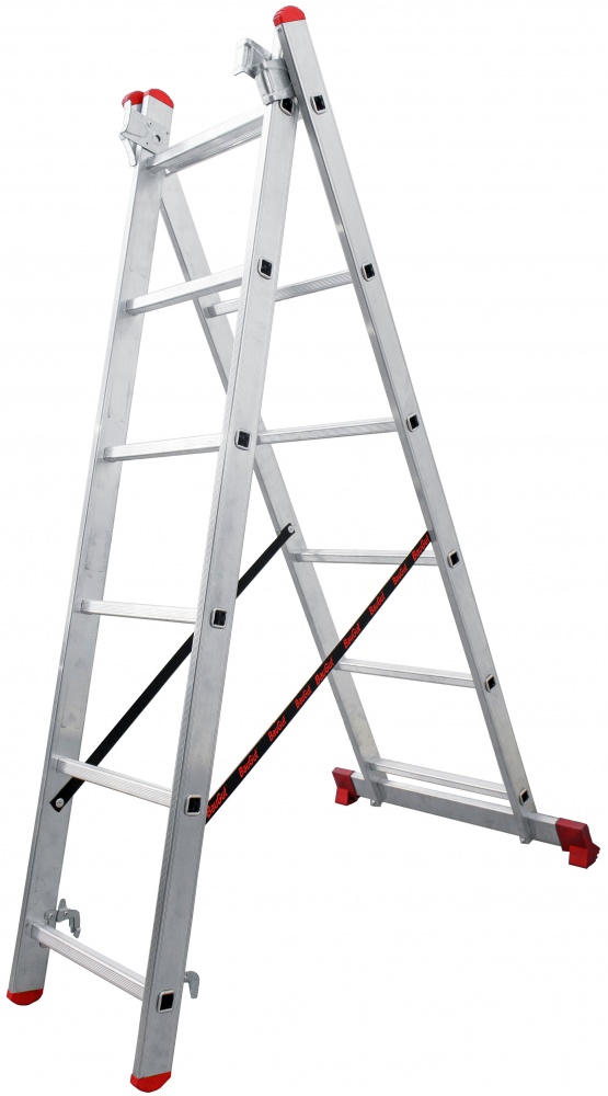 Лестница 3-секционная универсальная BauGut Meister 3T 3х6 (90221459)