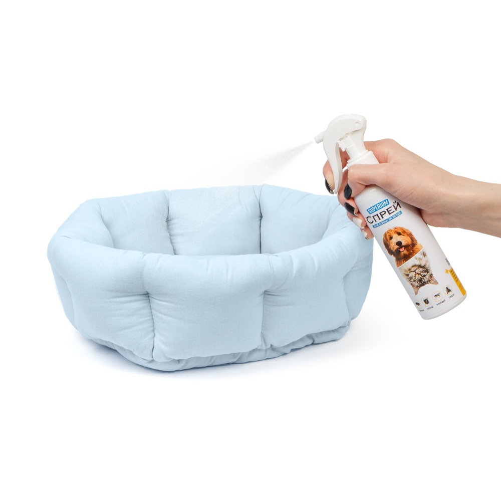 Спрей SUPERIUM от блох, клещей, комаров и оводов для котов и собак 200 мл