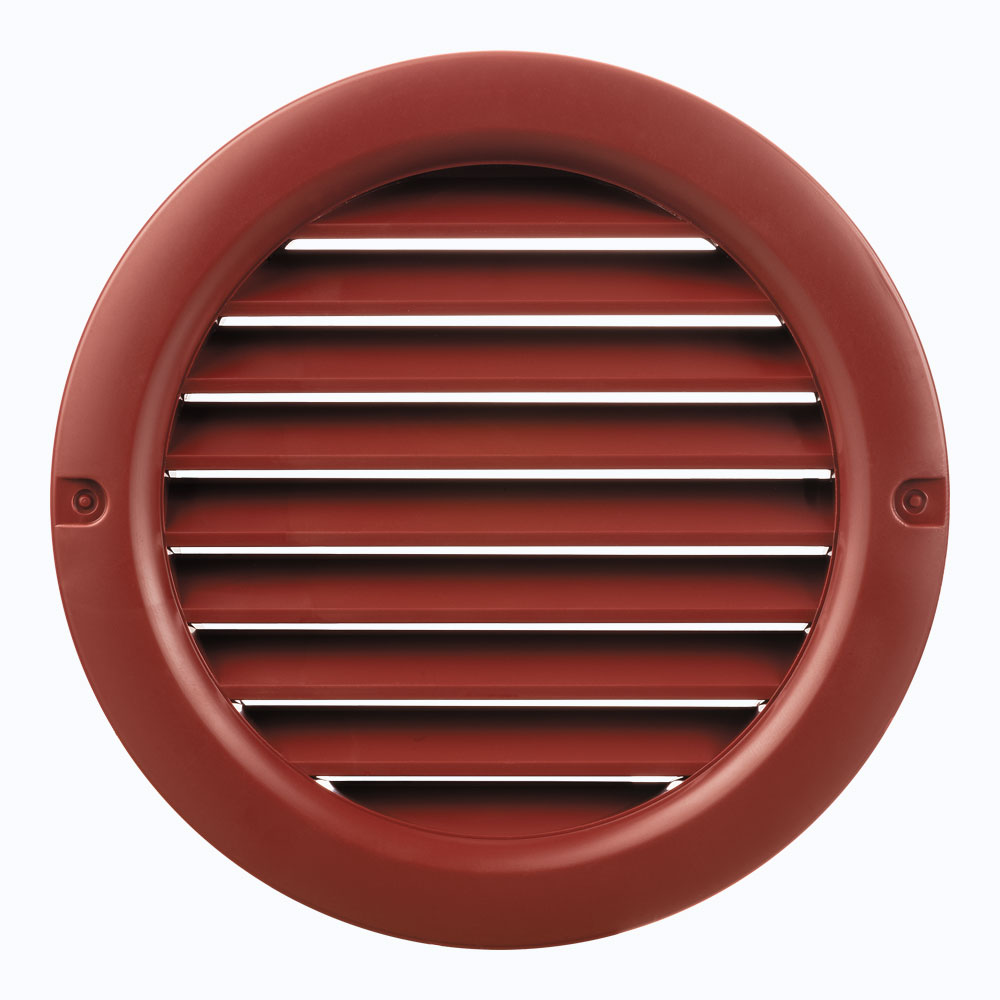 Решетка для вентиляции Вентс МВ 100 бВс пластик оксид красный