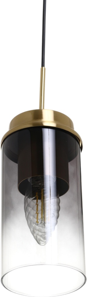 Підвіс Sensio Bresta 1x40 Вт E14 чорний/мідний LS-74662/1PB-E1440W