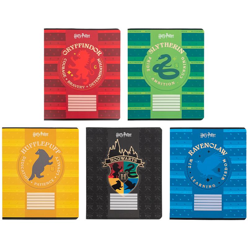 Тетрадь школьная 18 лист. клетка Harry Potter KITE