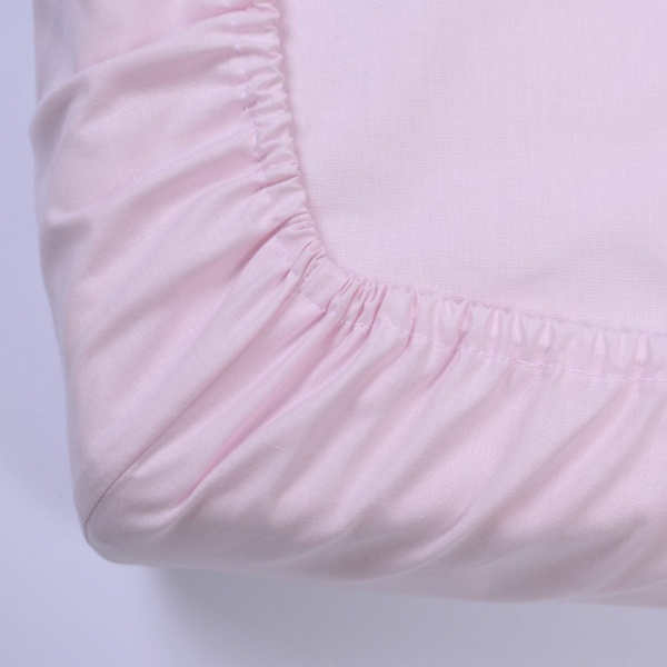 Простынь на резинке Baby Veres 60х120 см розовый 142.04 