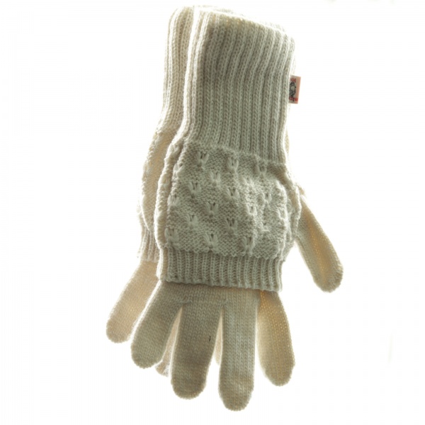 Варежки Margot Bis Loretta р.16 бежевый 9101 