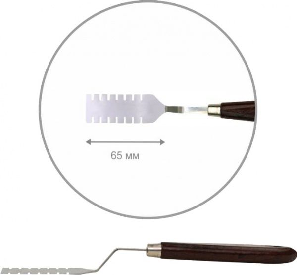 Мастихин ArtWork №9 прямоугольный 6,5 см Rosa Studio 