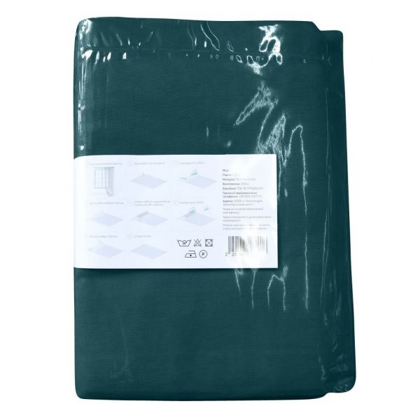 Штора Moda 200х285 см бирюзовый Decora