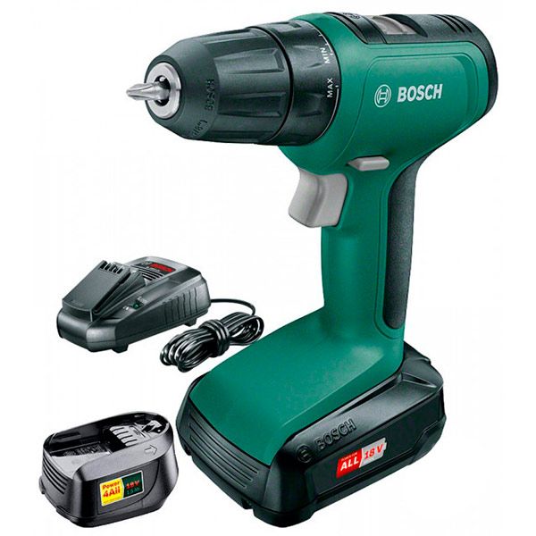 Шуруповерт акумуляторний Bosch UniversalDrill18 Li-on 18В 06039C8002