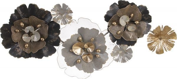 Декор настенный Beauty 62x120,5 см серый с бежевым 