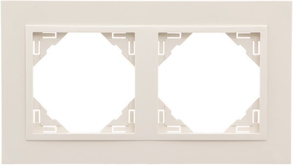 Рамка двухместная Efapel ANIMATO Logus универсальная кремовый 90920 TMM