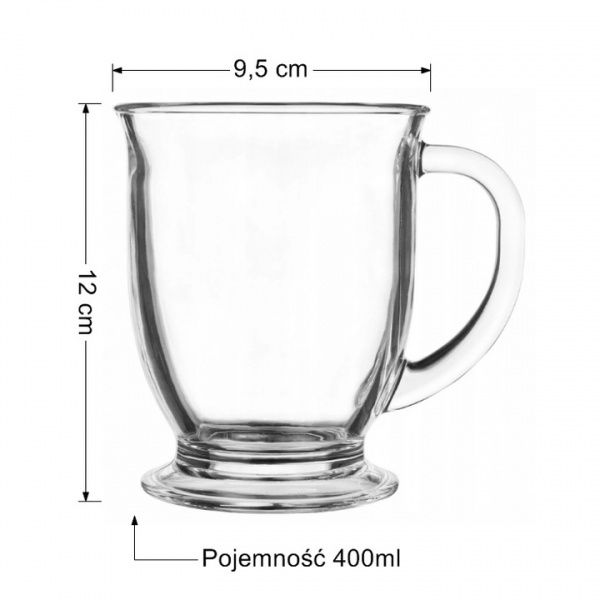 Чашка 400 мл прозора 10-0054-0400-0000-00 Glasmark