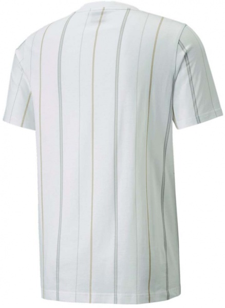 Футболка Puma MODERN BASICS STRIPE TEE 84740802 р.M білий