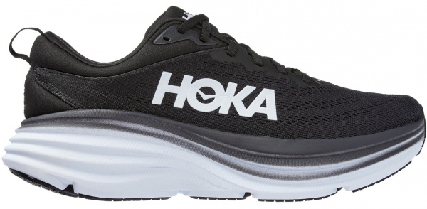 Кроссовки Hoka M BONDI 8 1123202-BWHT р.41 1/3 черный