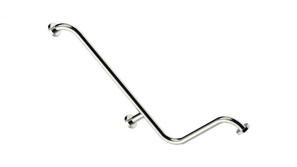 Поручень для ванної кімнати пристінний 80х40х12 см