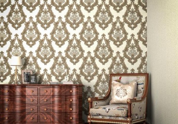 Обои виниловые горячего тиснения Vinil Николас декор PVIP 5-0455 1,06x10,05 м 