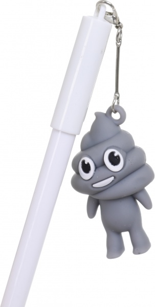 Ручка гелевая Ходячий сюрприз серая 