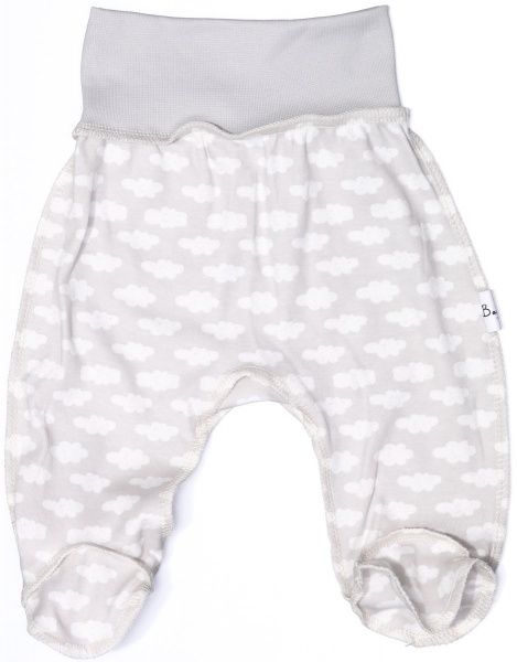 Ползунки Bambinelli тучки р.62 белый с серым 
