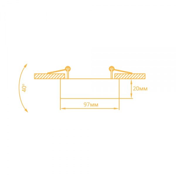 Світильник точковий LightMaster DL6231-S 12 Вт G5.3 білий 