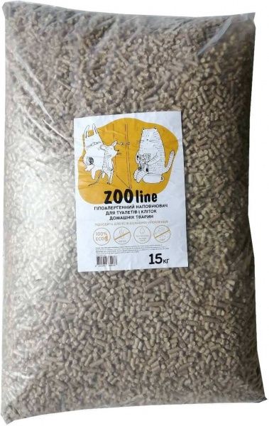 Наполнитель для туалета ZOOline 6 мм 15 кг