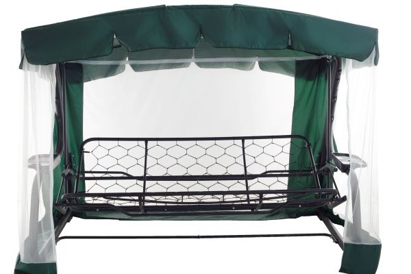 Качели OLSA Саванна 2586х1440х1737 мм белые цветы 