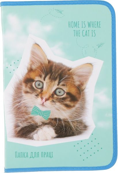 Папка для праці Cat метелик А4 на блискавці