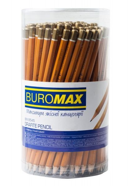 Карандаш графитный Professional 2H желтый BM.8545 Buromax