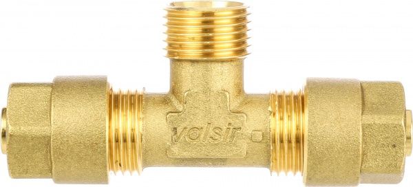 Трійник зовнішня Valsir d16x1/2”