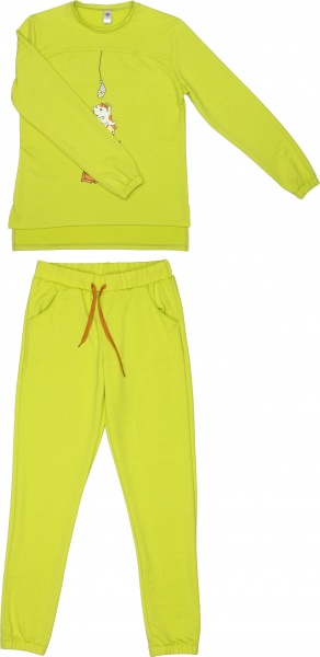 Костюм домашній жіночий Trio Nora р. XL зелене яблуко 