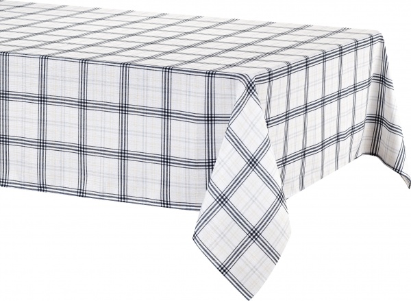 Скатерть Grid 140x220 см песочный Luna 