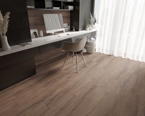 Плитка INTER GRES Barbados 20x120 см темно-коричневий 