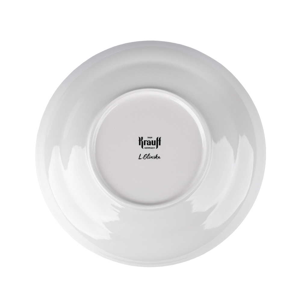 Тарілка супова Krauff Zen White 700 мл 21,5 см 24-320-019
