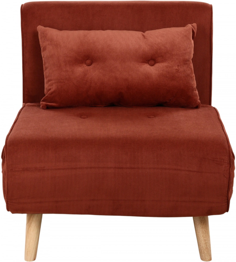 Кресло раскладное Центр Меблів НОТТ 765х1550 мм терракотовый