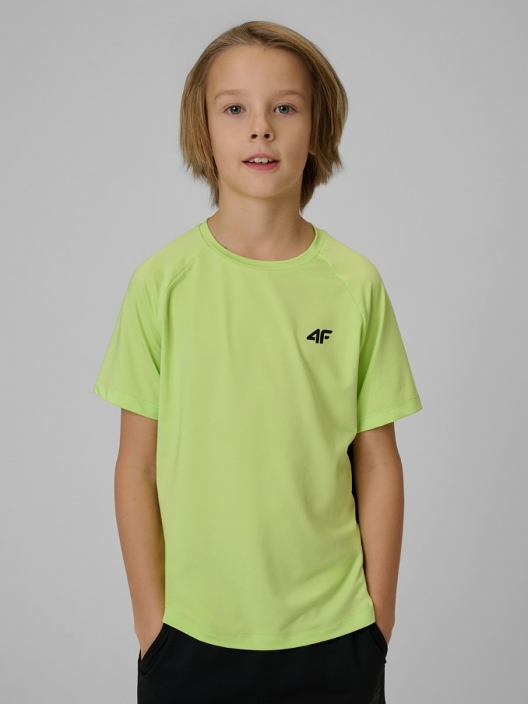 Футболка 4F 4FJWSS26TFTSM1971-45S р.134-140 зеленый