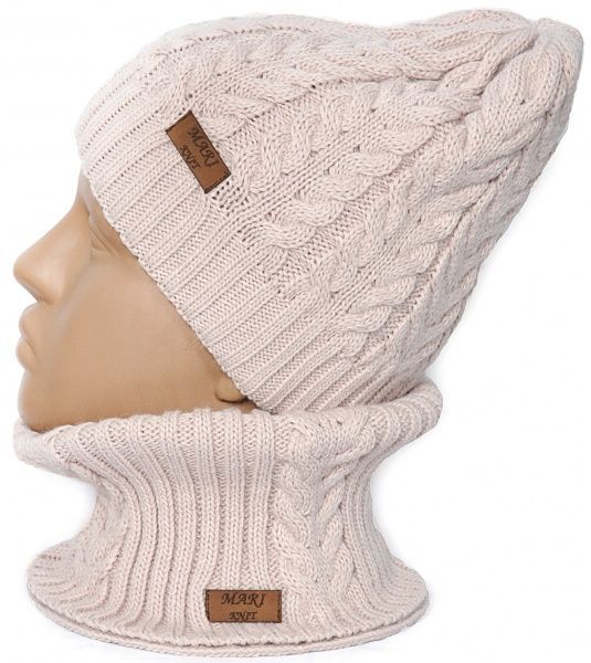 Шапка дитяча р.52–54 пудра 820 