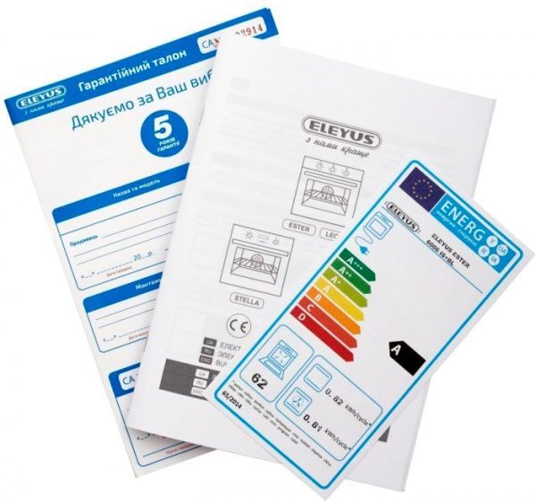 Духовой шкаф Eleyus Victoria 6006 IS+BL