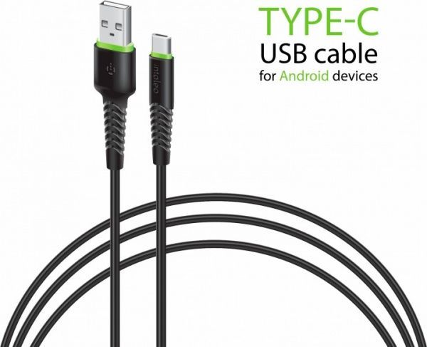 Кабель Intaleo USB Type-C – USB 3 м черный 
