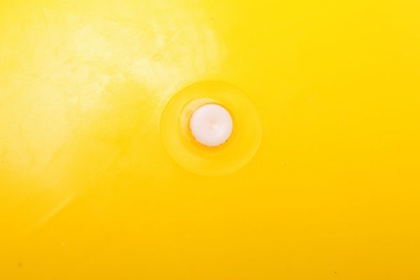 М'яч стрибунець надувний з ріжками посмішка KH4-03/Yell