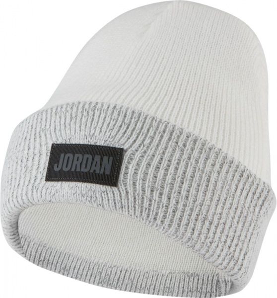 Шапка Nike JORDAN CUFFED BEANIE REFLECT CW6405-100 OS белый