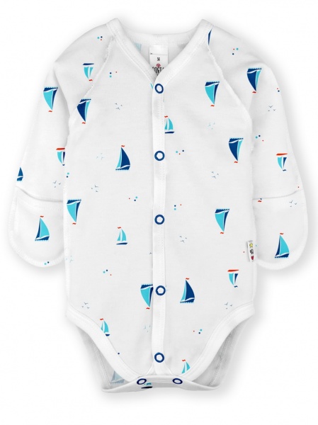Боди для мальчика Софія Кораблики р.62 белый 451262 