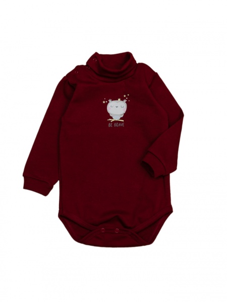 Боди-гольф для девочки Luna Kids Сова р.92 бордовый 0101 