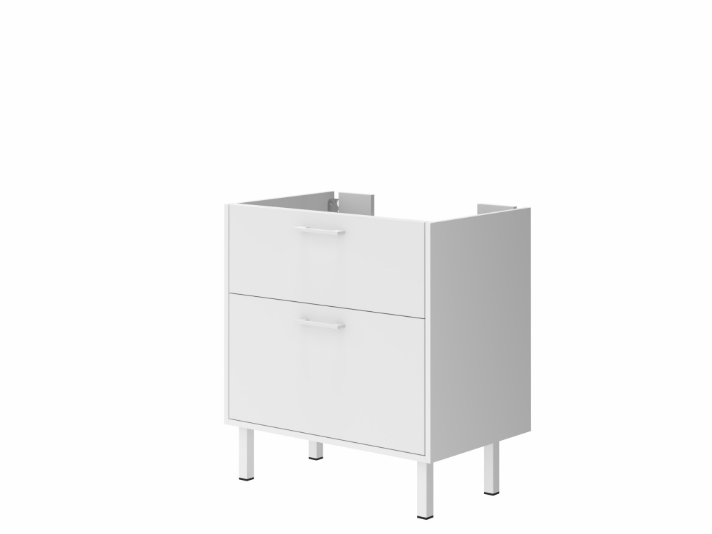 Тумба ЮВЕНТА Afina 70 см Біла під стільницю або умивальник Piedra 70