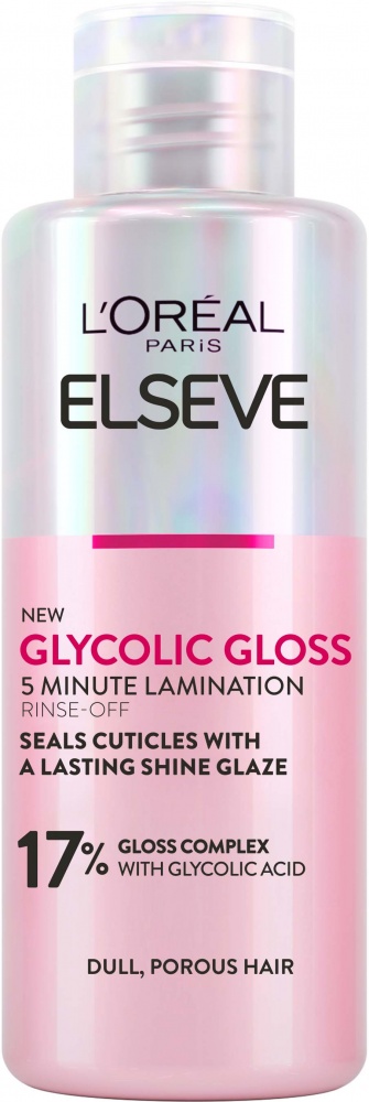 Крем Elseve Glycolic Gloss с эффектом ламинации Glycolic Gloss для придания блеска и смягчения волос 200 мл