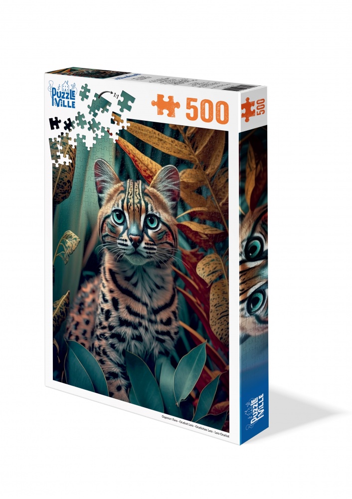 Пазл PUZZLEVILLE Оцелот Лео 500 елементів PZL500_22