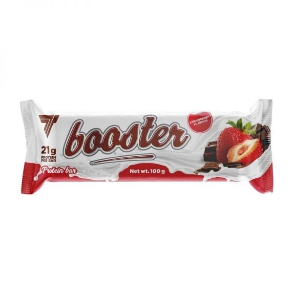Батончик Trec Nutrition Booster Bar клубничный 100 г