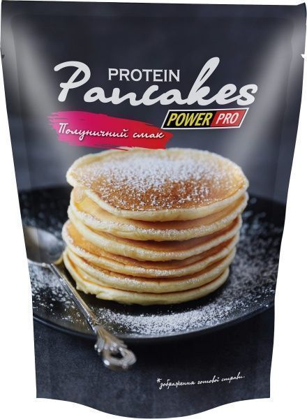 Смесь протеиновая POWER PRO для приготовления панкейка Клубника 600 г 