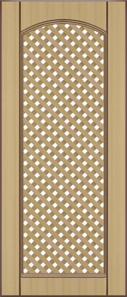 Фасад для кухні Грейд-Плюс Клен світлий патина №420 920x396 ВТ Вінтаж правий