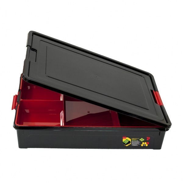 Контейнер-органайзер универсальный Алеана Tools 3,8 л черный 70x240x320 мм