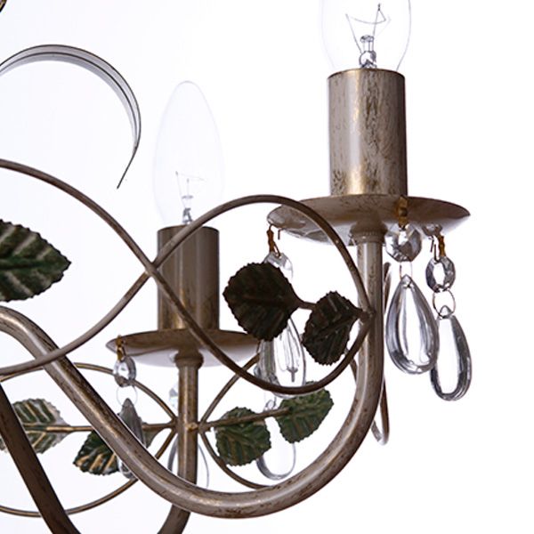 Люстра Vitaluce V1305/5 беж з золотом