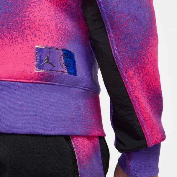 Джемпер Nike M J PSG AOP FLEECE PO CK9649-510 р. L чорний